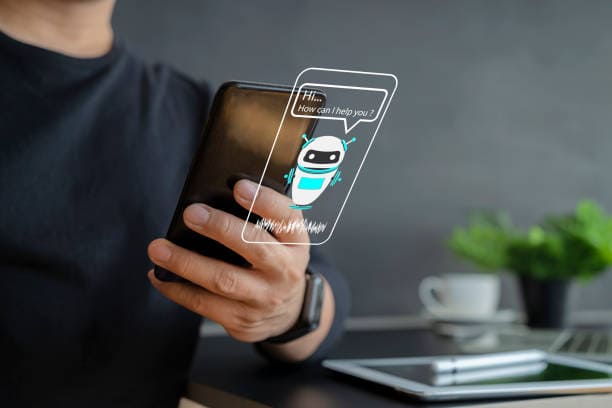 Uso de chatbots - Creciente adopción de inteligencia artificial en diversos sectores.