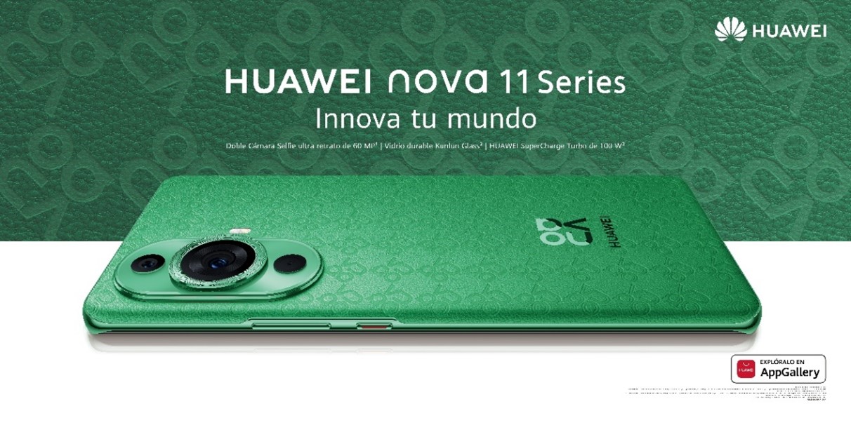 Serie Huawei nova 11: gamer turbo, duración y estilo
