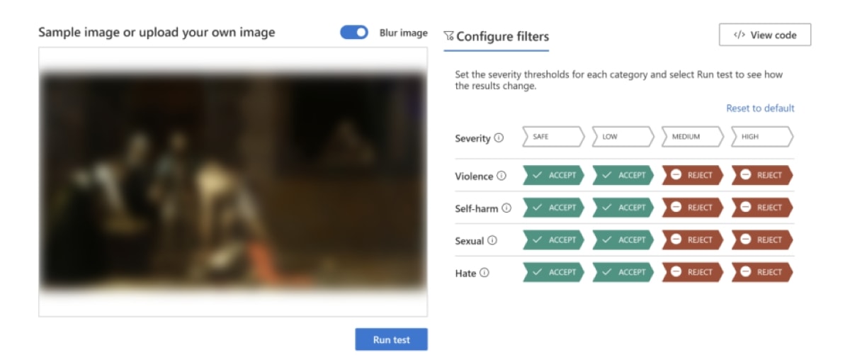 Protección de usuarios con Azure AI Content Safety Protección de usuarios con Azure AI Content Safety