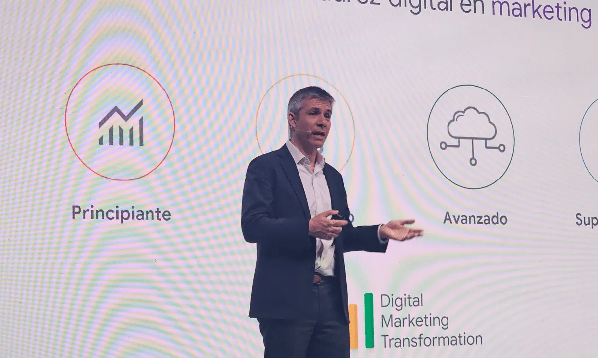 Google Think AI 2023: cómo usar la inteligencia artificial para hacer negocios Víctor Valle, director general de Google Argentina, durante Google Think AI 2023 en Buenos Aires, Argentina