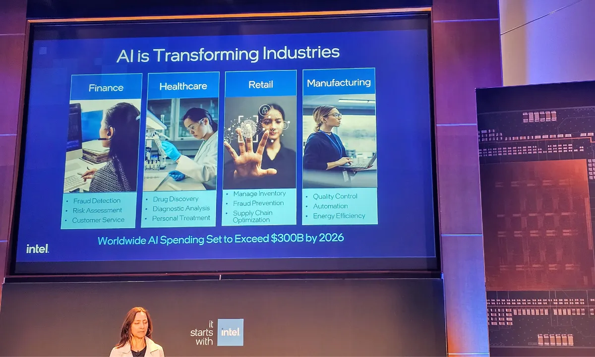 Intel presentó sus procesadores Xeon de 5ta generación: IA en la nube, la red, el borde y los centros de datos Sandra Rivera, vicepresidenta ejecutiva y gerente general del Centro de Datos y Grupo de IA de Intel.