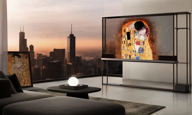 El televisor OLED transparente inalámbrico de LG sorprende en CES 2024 El televisor OLED transparente inalámbrico de LG sorprende en CES 2024