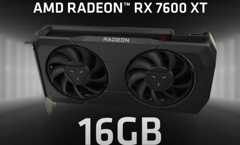 AMD Radeon RX 7600 XT: La nueva tarjeta gráfica para juegos a 1080p