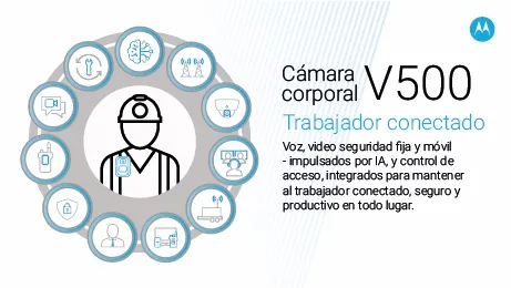 V500, la nueva cámara corporal de Motorola Solutions