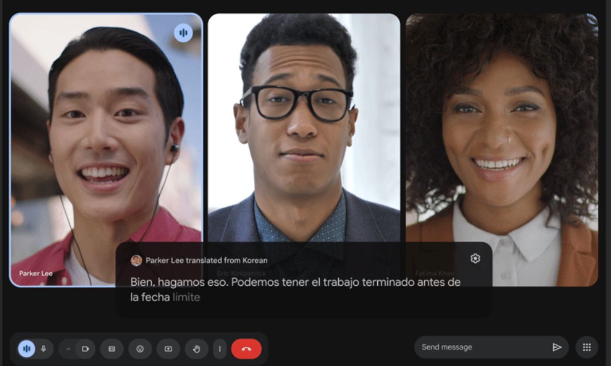 Google Meet incorporó traducción en vivo de videollamadas