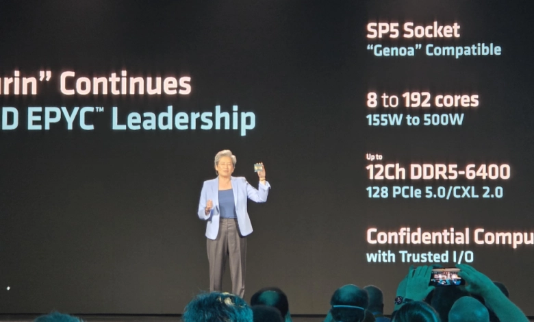 AMD revela oficialmente la 5ta generación de procesadores EPYC 9005 Series AMD revela oficialmente la 5ta generación de procesadores EPYC 9005 Series