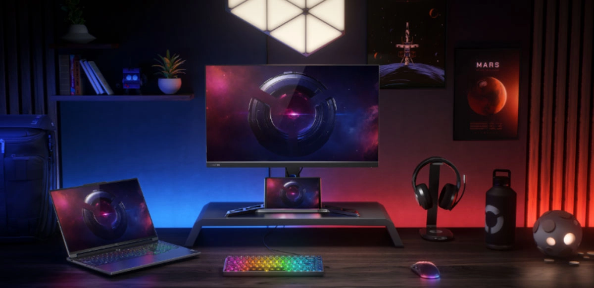 Ecosistema gamer de Lenovo en CES 2025.