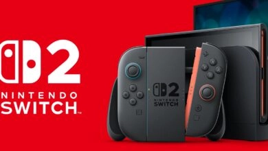 Nintendo Switch 2 con su dock para la TV.