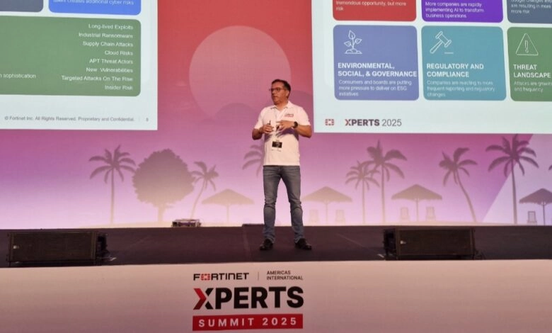 Xperts Summit 2025: flexibilidad y nuevos modelos de consumo, la clave para la ciberseguridad en tiempos de cambio Pedro Paixão, vicepresidente senior de Ventas en Fortinet para Latinoamérica, el Caribe y Canadá.
