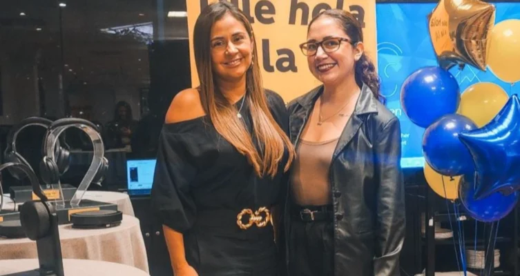 Viviana Guio- Manager Jabra Andes Caribe y Centro America- y Maria Pierina Reategui