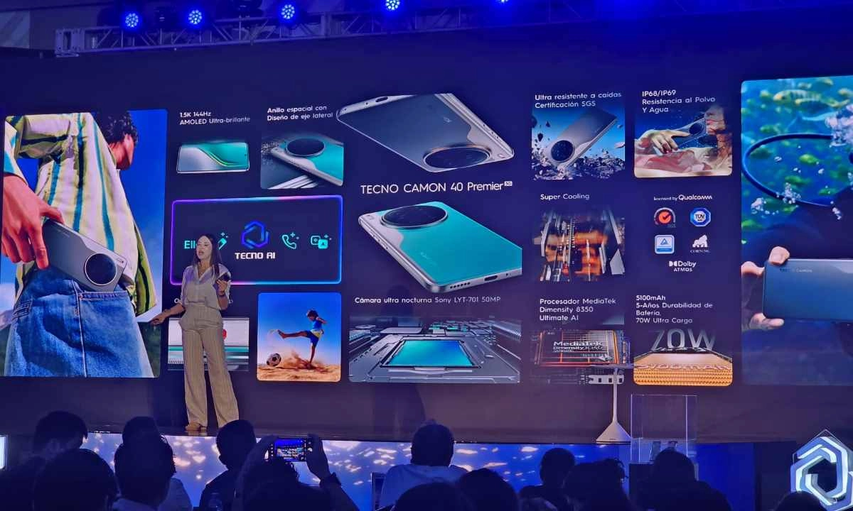 Tecno lanza sus nuevos smartphones Camon 40 Series desde Cancún Los nuevos modelos cuentan con cámaras de 50 MP, ideales para capturar fotos nítidas y videos en 4K.