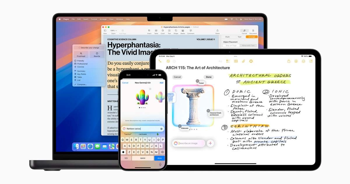 Imagine Playground llega a iPhone, iPad y Mac: crea imágenes personalizadas con inteligencia artificial Imagine Playground ofrece múltiples versiones de una imagen para que los usuarios elijan la mejor opción.