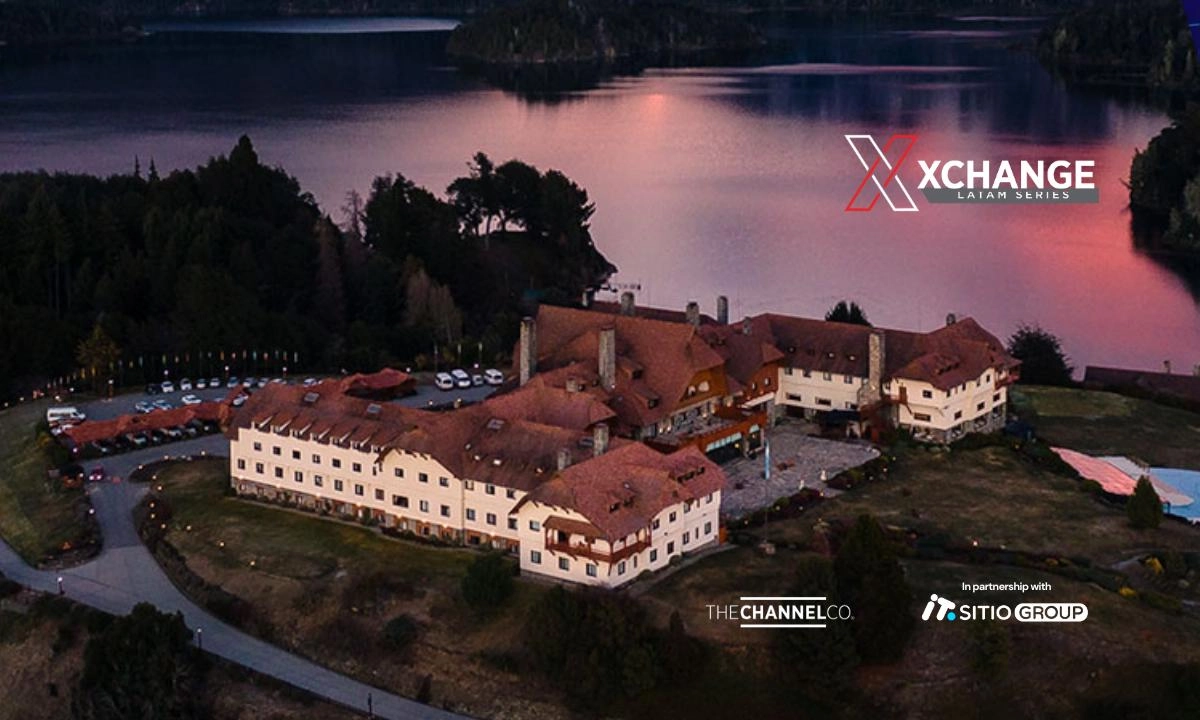 XChange desembarca por primera vez en Argentina: el evento IT más exclusivo llega de la mano de ITSitio Group XChange LATAM 2025 tendrá lugar en el icónico Hotel Llao Llao de Bariloche, un entorno privilegiado que combinará naturaleza, lujo y tecnología. El evento es organizado por The Channel Company e ITSitio Group.
