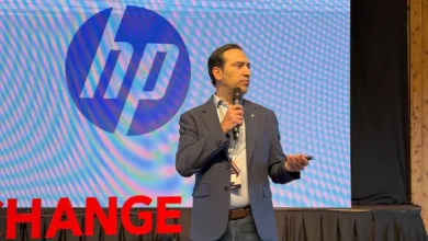 Ernesto Blanco, director de HP durante su participación en XChange Latam 2025, en Bariloche.