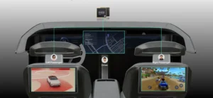 El marco CMU posibilita que el conductor utilice el sistema de navegación mientras el acompañante disfruta de contenido en streaming y los pasajeros traseros juegan videojuegos, todo en paralelo y de manera independiente, garantizando el cumplimiento de las normas de seguridad.