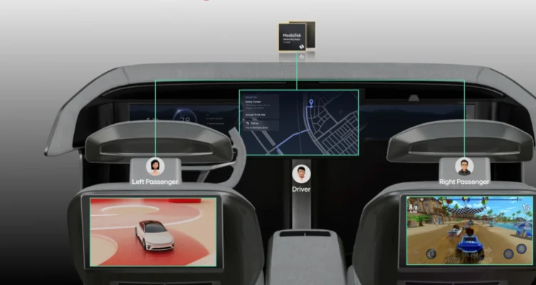 El marco CMU posibilita que el conductor utilice el sistema de navegación mientras el acompañante disfruta de contenido en streaming y los pasajeros traseros juegan videojuegos, todo en paralelo y de manera independiente, garantizando el cumplimiento de las normas de seguridad.