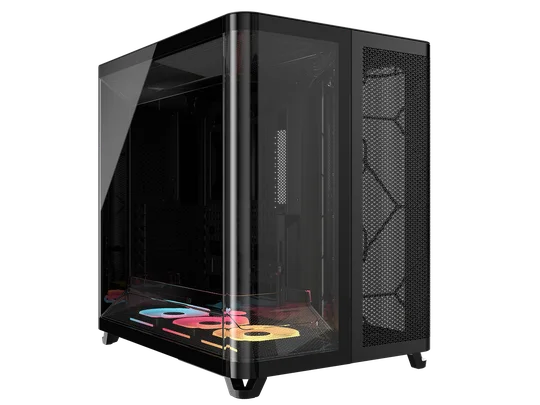 Todo lo anunciado por CORSAIR en COMPUTEX 2025 La AIR 5400 presenta un revolucionario diseño de triple cámara que mejora el flujo térmico y separa completamente el calor de la CPU del resto del sistema.