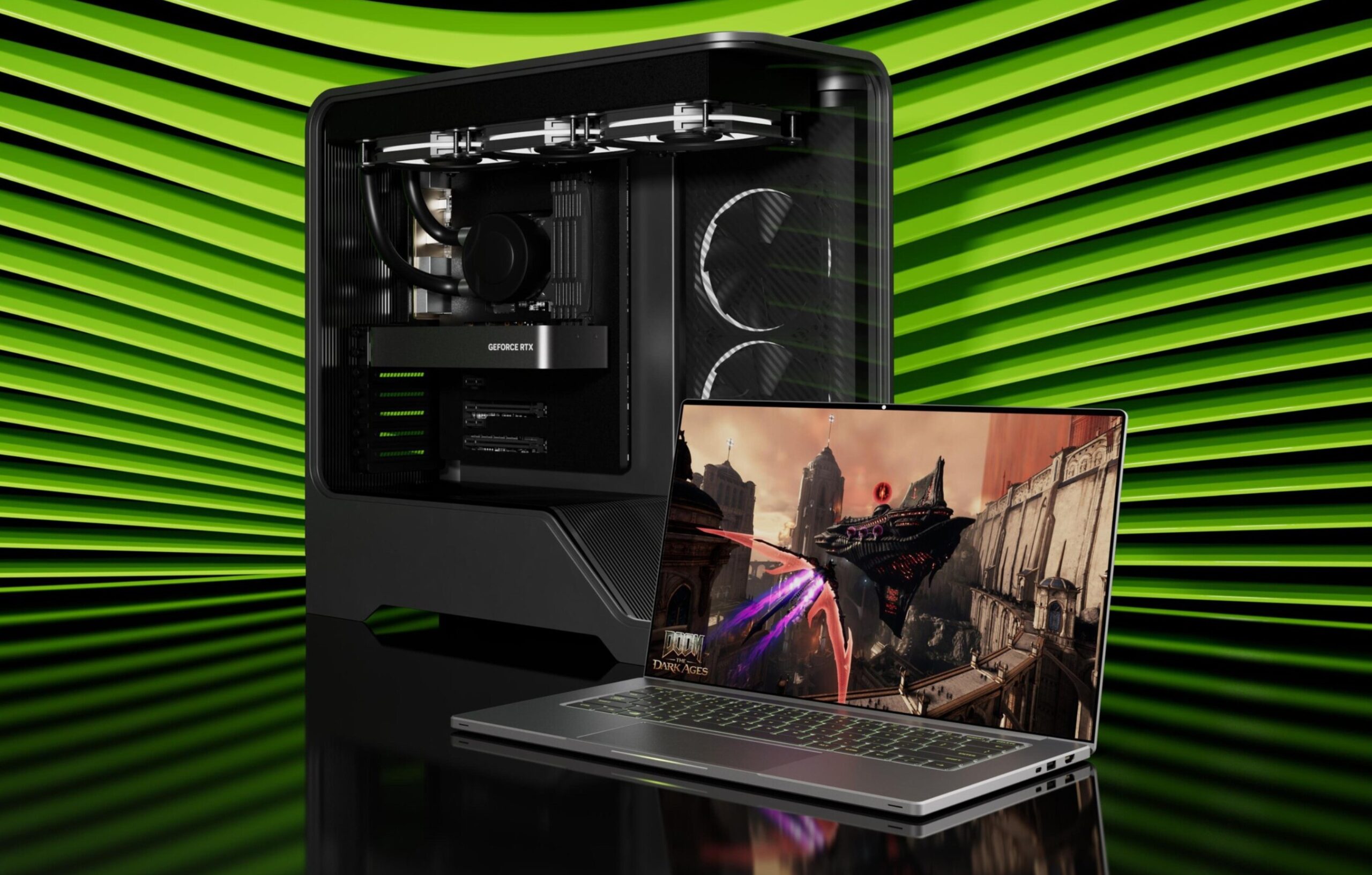 Desde placas gráficas y monitores gamers, hasta mini PCs y laptops preparadas para la IA,