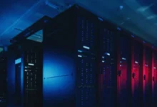 Render del futuro superordenador Doudna, que será instalado en el Lawrence Berkeley National Laboratory y estará al servicio del avance científico impulsado por inteligencia artificial.