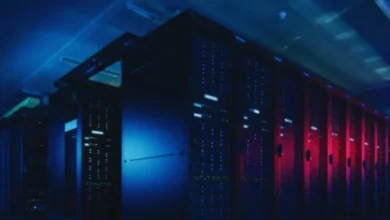 Render del futuro superordenador Doudna, que será instalado en el Lawrence Berkeley National Laboratory y estará al servicio del avance científico impulsado por inteligencia artificial.