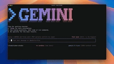Gemini CLI puede utilizarse para una amplia variedad de tareas, incluyendo crear un video corto que narre las aventuras de un gato pelirrojo por Australia, usando Veo e Imagen.