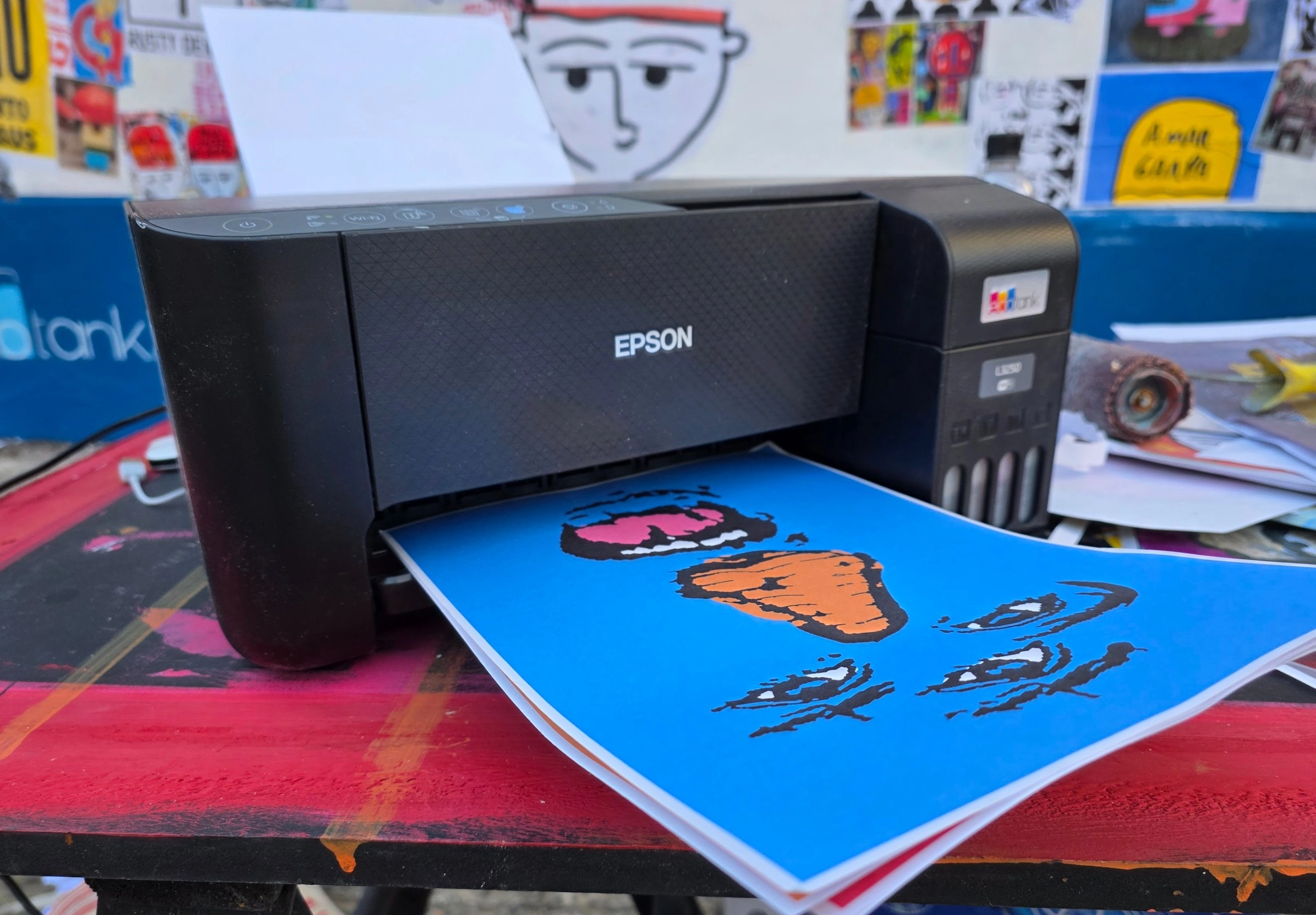 Epson fusiona arte y tecnología con un mural colaborativo en pleno Palermo