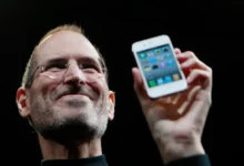 Steve Jobs durante la presentación del primer iPhone, el 9 de enero de 2007 en San Francisco.