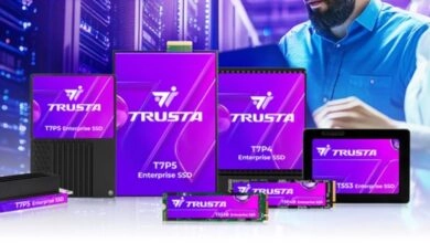 Durante el evento, la compañía mostró desarrollos de sus marcas TRUSTA (almacenamiento empresarial).