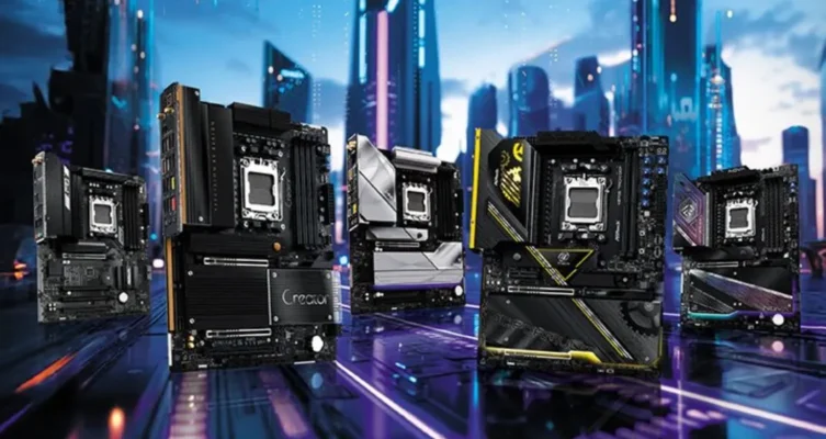 El modelo X870E Taichi OCF se posiciona como el buque insignia de la marca, diseñado para overclocking extremo. Cuenta con una arquitectura de energía de 22+2+1 fases SPS de 110A