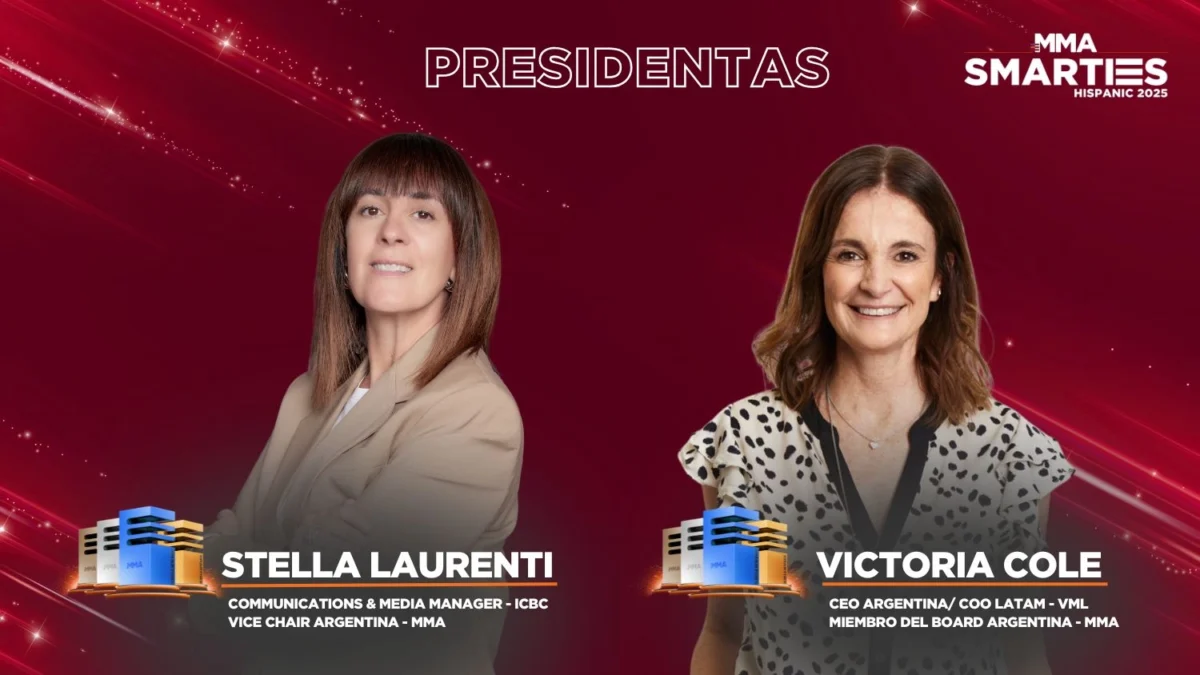 MMA Smarties Hispanic Latam 2025 abre sus inscripciones Stella Laurenti, Communication & Media Manager de ICBC Argentina y Victoria Cole, CEO de VML Argentina y CCO de VML Latam.