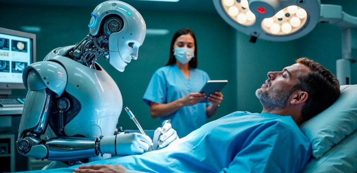 Primer robot que opera solo tras aprender viendo videos.