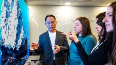 Samsung presentó sus innovaciones en pantallas.