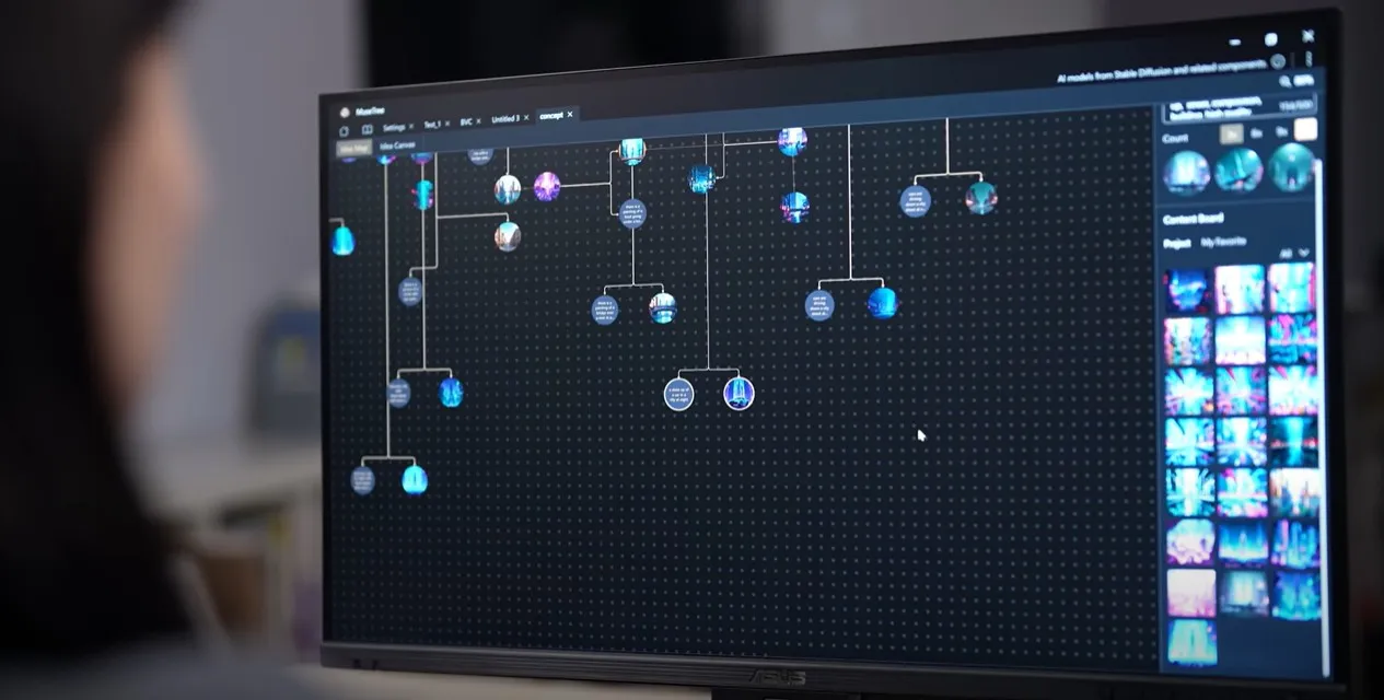 A diferencia de las plataformas en línea, MuseTree funciona completamente de forma local, lo que garantiza mayor privacidad, eliminación de tiempos de espera y cero costos por suscripción.