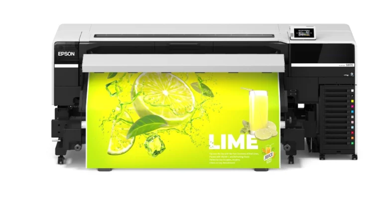La nueva Epson SureColor S9170, impresora ecosolvente de 64 pulgadas, ofrece una gama cromática superior con tintas UltraChrome GS3 y tecnología de cabezal PrecisionCore Micro TFP.