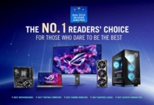 ASUS gana siete premios del lector de la European Hardware Association 2025