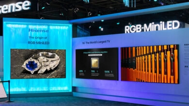 La marca lanzó el televisor RGB-MiniLED UX de 116 pulgadas,