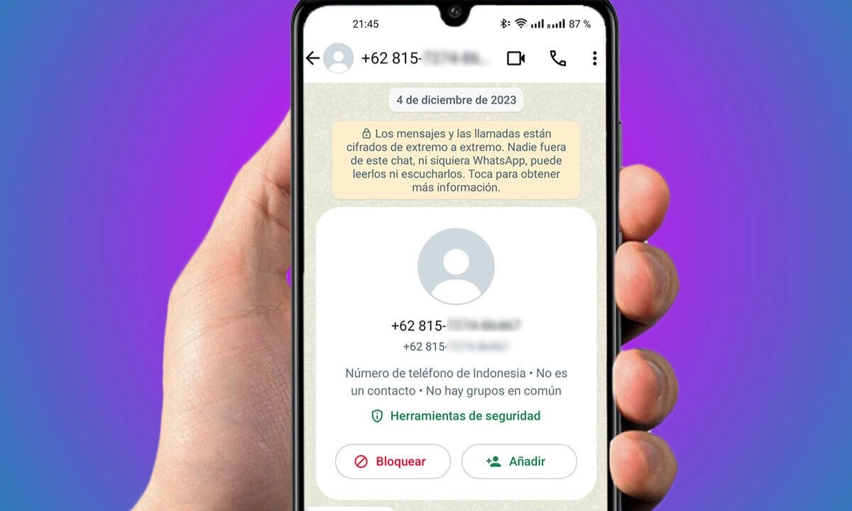 Cada día miles de usuarios reciben mensajes de números no registrados, el punto de partida de muchas estafas digitales.