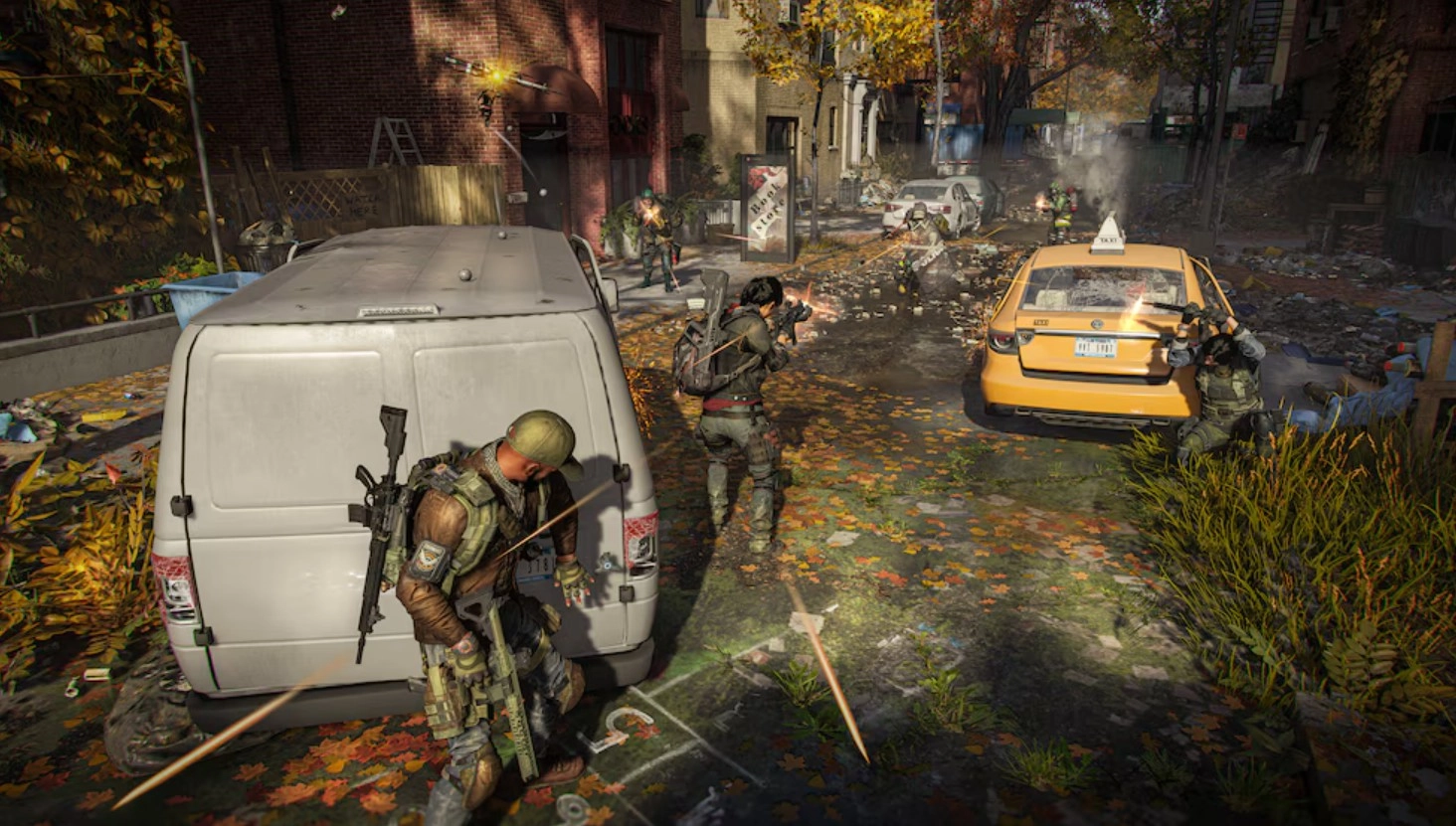 Jaspar, el asistente integrado en Teammates, acompaña al jugador gestionando objetivos, interfaz y opciones de accesibilidad en tiempo real. (Ubisoft)