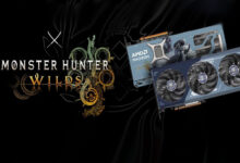 La nueva GPU integra la potencia de la AMD Radeon RX 9070 XT con un diseño inspirado en el monstruo “Arkveld” y en el mundo salvaje de Monster Hunter Wilds.