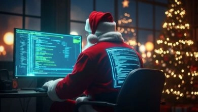Ciberamenazas acechando la Navidad 2025 Ciberataques aumentan en línea durante la temporada navideña 2025.