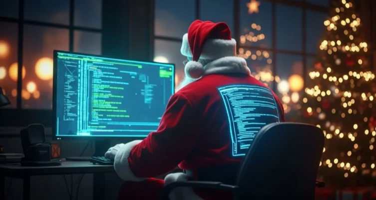 Ciberataques aumentan en línea durante la temporada navideña 2025.