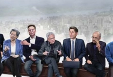 Los líderes que impulsan la revolución de la inteligencia artificial, reunidos en la histórica portada de Time como Personalidad del Año 2025.