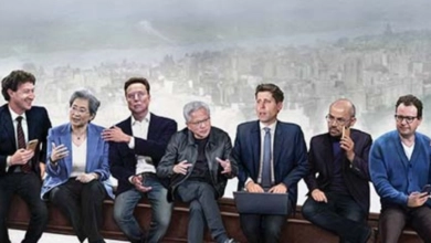 Los líderes que impulsan la revolución de la inteligencia artificial, reunidos en la histórica portada de Time como Personalidad del Año 2025.