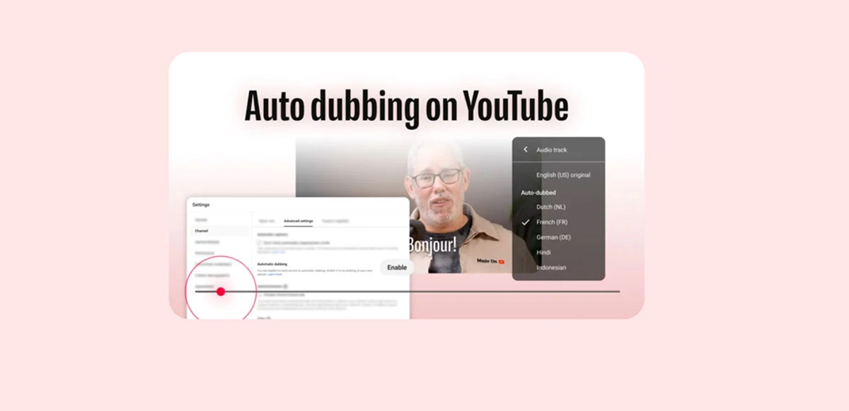 Expansión global: el doblaje automático ya cuenta con una biblioteca expandida en 27 idiomas.