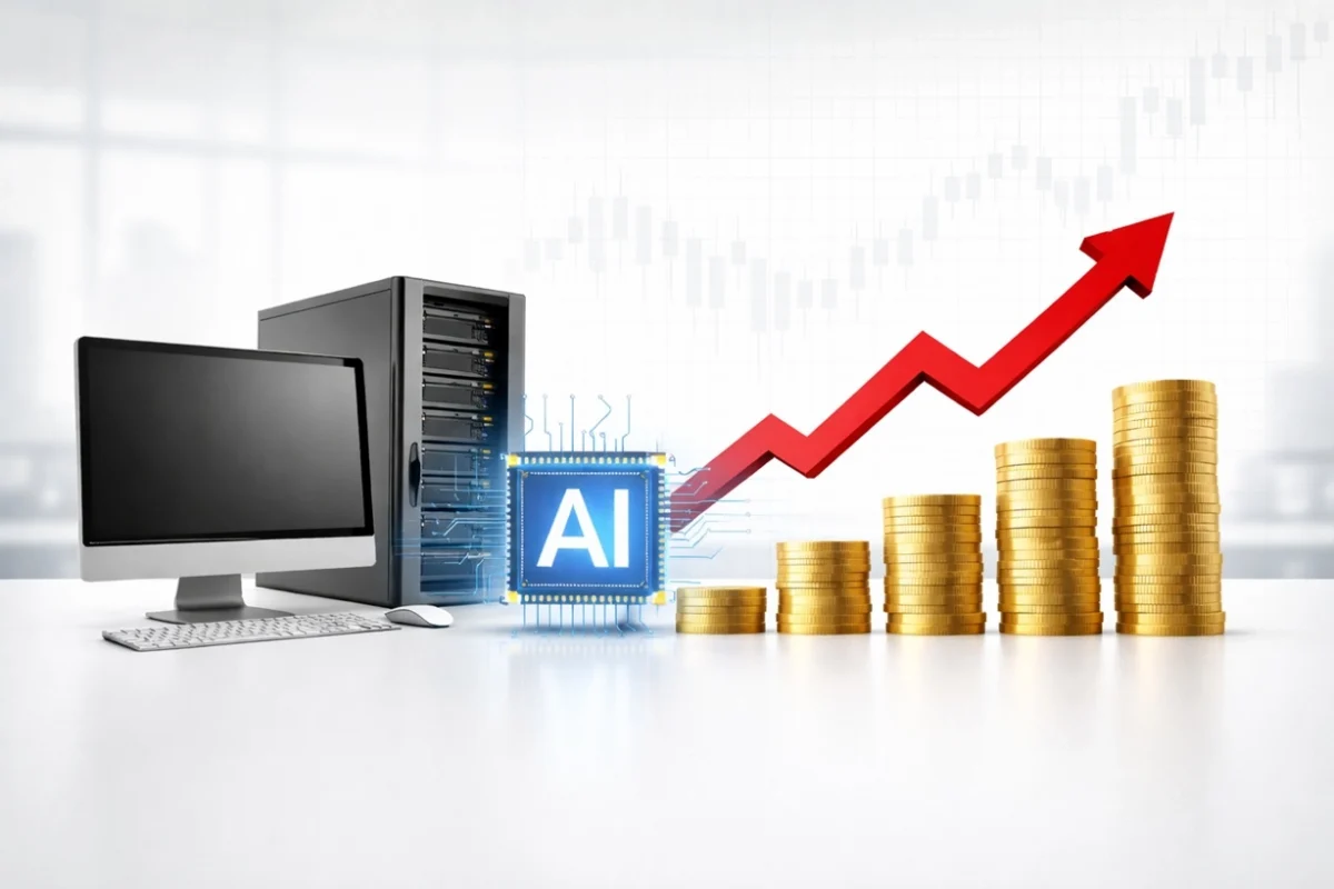 La creciente demanda de chips para inteligencia artificial podría encarecer dispositivos tecnológicos en 2026, obligando a muchas empresas a extender el uso de su infraestructura actual.