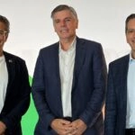 De izq a der: Eduardo López, Fernando Mollón, Julio Velázquez, de Google Cloud