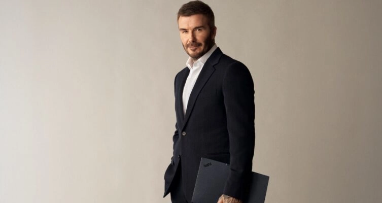 Lenovo y David Beckham se unen para impulsar la inteligencia artificial en el fútbol.