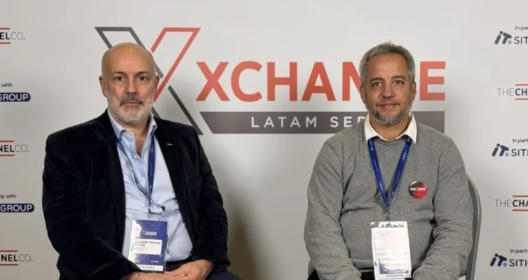 Osvaldo Conde, presidente de Gradicom y Matías Leal, product manager de Lenovo para Nexsys Argentina.