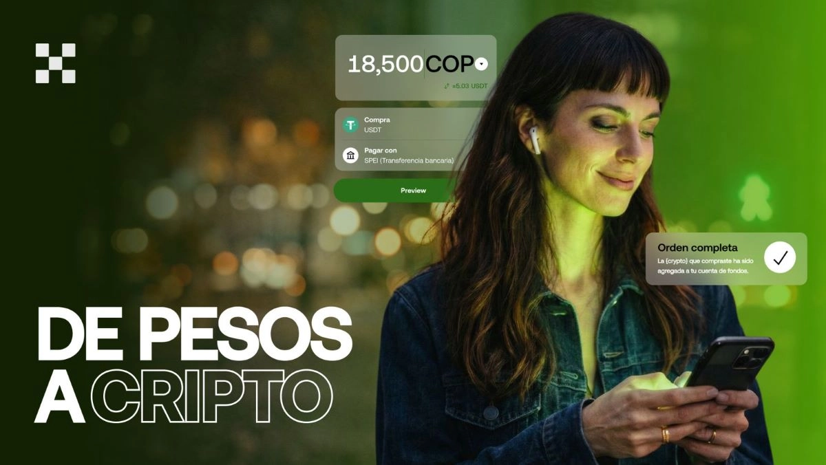 OKX. Usuarios pueden adquirir Bitcoin, Ethereum y USDT utilizando monedas locales mediante SPEI y PSE.
