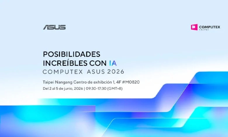 En el stand de ASUS, los visitantes experimentarán escenarios de IA en empresas, creadores, salud y computación cotidiana.
